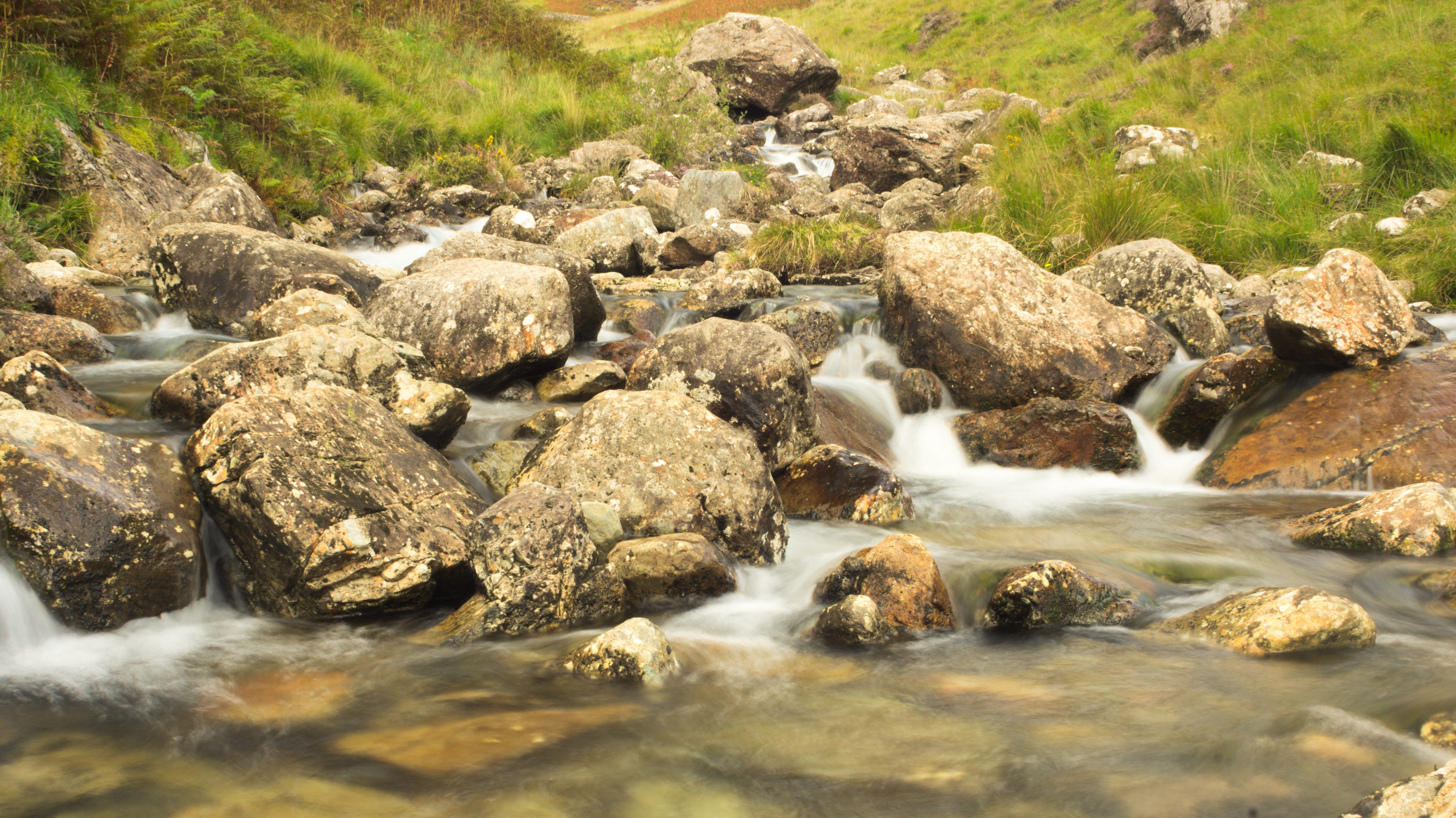 The river in autumn on a hike up Cadair Idris